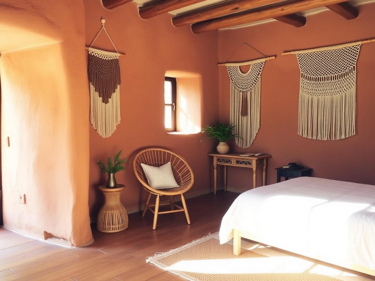 Kamar macrame rustic